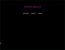 Tablet Screenshot of emmabaileydesign.com